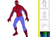 玩 Spider man online coloring game