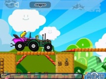 玩 Mario tractor race