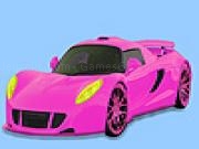 玩 Pink gorgeous car coloring