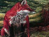 玩 Red foxes in the wild woods puzzle
