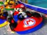 玩 Mario racing puzzle