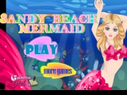 Sandy beach mermaid