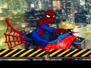 玩 Spiderman bike game