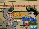 玩 American dragon jake long online coloring game