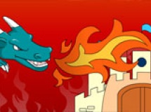 Play Castle and dragon coloring game now