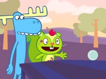 Play Happy tree friends milk pong now