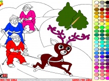 Play Christmas coloring 4 now