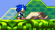 玩 Sonic the hedgehog