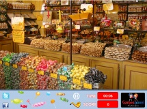玩 Candy shop hidden objects