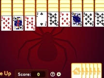 玩 Spider solitaire 4 suits