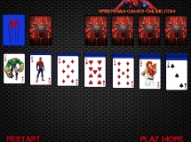 玩 Spiderman solitaire
