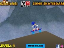 玩 Sonic skateboard