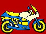 Play Fantastic motorbike coloring now