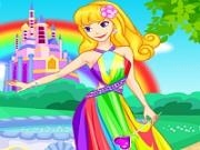 玩 Rainbow princess dress up epicgirlgames