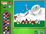Play Angry birds online coloring game now