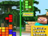 玩 Minecraft tetris
