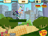Play Phineas and ferb crazy motorcycle now