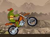 玩 Ninja turtle bike stunts