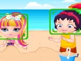 Play Baby barbie beach slacking now