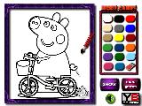 Play Happy pig coloring now
