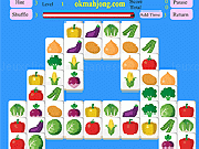 玩         Vegetables Mahjong Connect