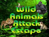 玩 Wild animals attack escape