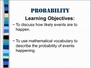 Probability lesson1