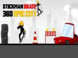 玩 Stickman skate 360 epic city