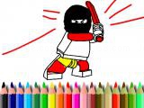 玩 Bts hero coloring book