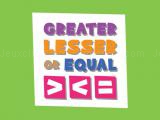 Play Greater lesser or equal now