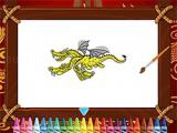 玩 Chinese dragons coloring