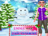 Play Emma and snowman christmas now