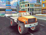 玩 Monster truck stunts free jeep racing games