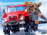 玩 Truck driver: snowy roads