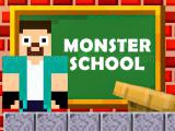 玩 Herobrine vs monster school