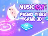 玩 Music cat!piano tiles game 3d now