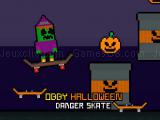 玩 Obby halloween danger skate now