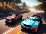 玩 Top down truck racing