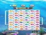 玩 Mahjong connect fish world now