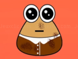 玩 Pou caring for kid now