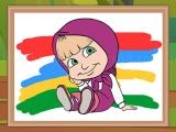玩 Masha and the bear coloring book now