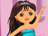玩 Dora ballerina dressup
