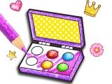 玩 Glitter beauty coloring and drawing