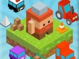 玩 Blocky fun roads