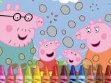 玩 Peppa pig coloring now