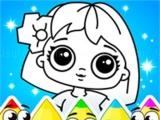 玩 Coloring dolls game now