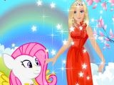 玩 Barbie and pony dressup