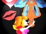 玩 Spiderman kiss