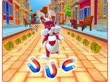 玩 Subway bunny run rush rabbit runner game