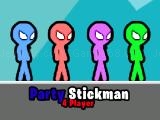 玩 Party stickman 4 player
